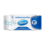 Salvrätikud kätele niisutatud antibakteriaalsed pantenooliga SMILE 60tk