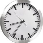 Seinakell ALCO diam 35cm hõbedane raam