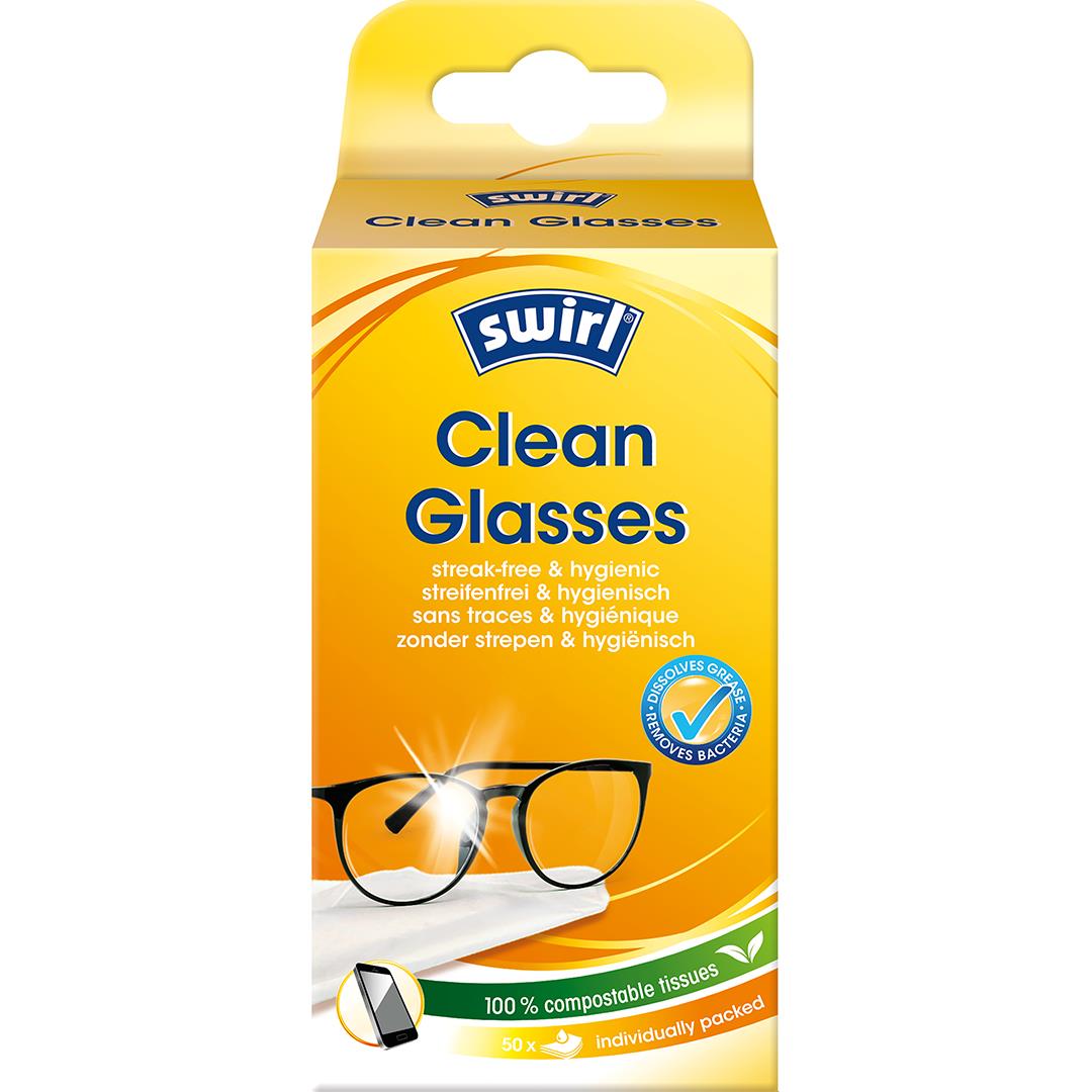 sm_278193_1_CLEANGLASSES50-6 Swirl Clean Glasses, 50 tk - Prillipuhastuslapid - Image 1
