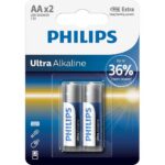 2 x Patarei Philips LR6E AA 2Ultra Alkaline