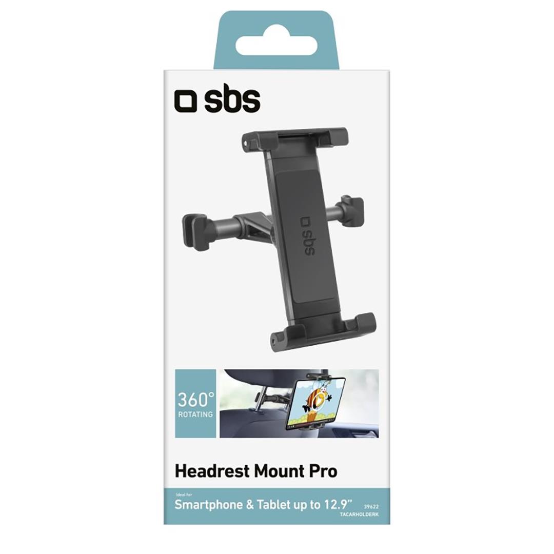 sm_338327_4_TACARHOLDERK-5 SBS Headrest Mount, kuni 12.9'', must - Tahvelarvuti hoidja autosse - Image 1
