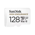 SanDisk High Endurance, MicroSDXC, 128 GB, valge - Mälukaart