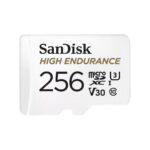 SanDisk High Endurance, MicroSDXC, 256 GB, valge - Mälukaart