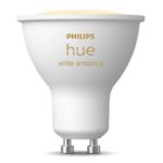 Philips Hue White Ambiance, GU10, valge - Nutivalgusti