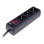 Hama Power Strip, 1,4 m, 3 pesa, must - Pikendusjuhe