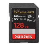 SanDisk Extreme Pro, UHS-II, SDXC, 128 GB, must - Mälukaart