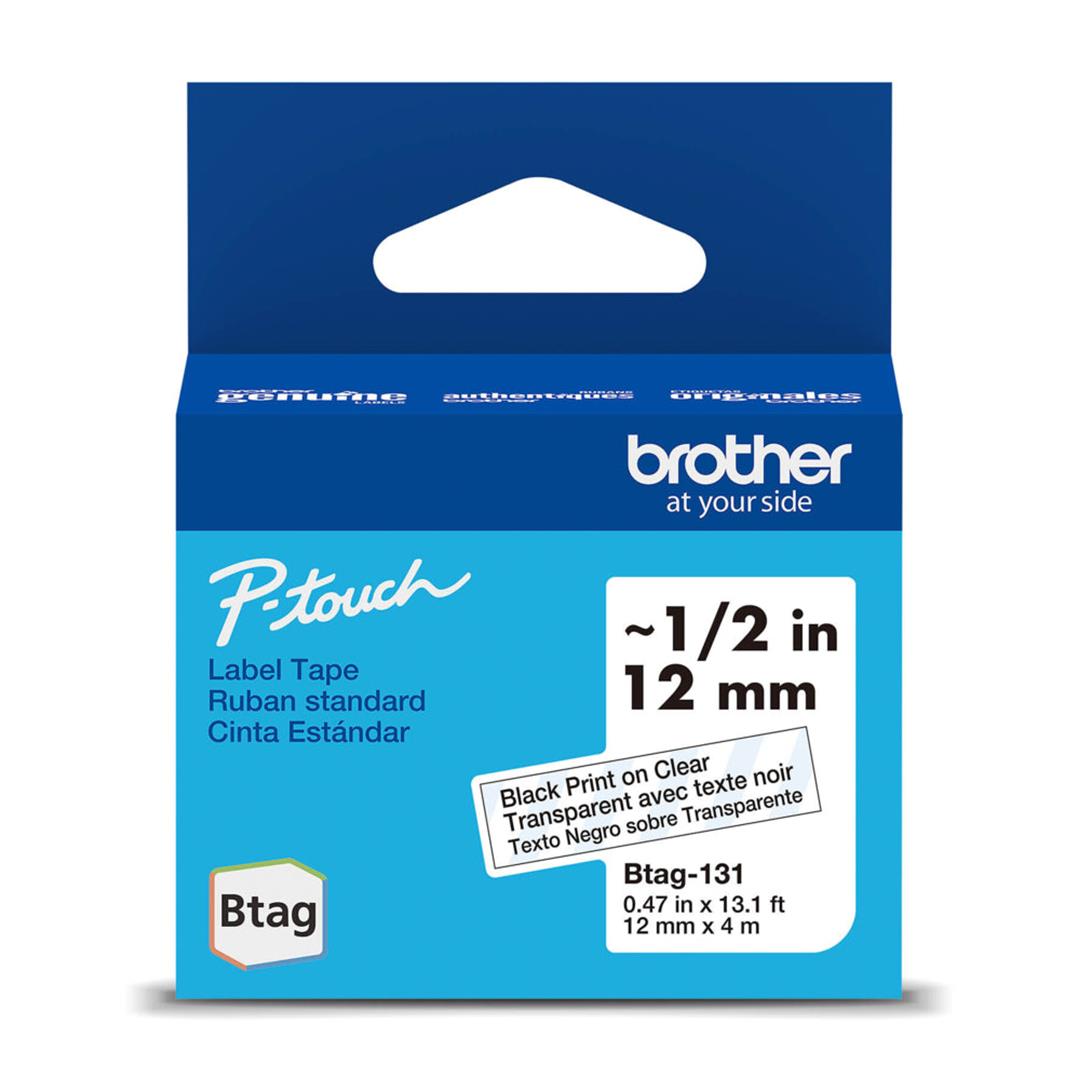 sm__k_1_btag131-5 Brother Btag 131, 4m, must/läbipaistev - Silditeip - Pilt 1