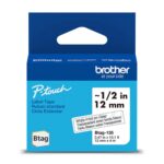 Brother Btag 135, 4m, valge/läbipaistev - Silditeip