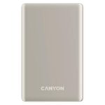 Canyon OnCharge 505 Slim Magsafe, 5000 mAh, juhtmevaba laadimine, USB-C, beež - Akupank