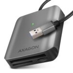 AXAGON CRE-S3 SuperSpeed USB-A UHS-II Reader, tumehall - Mälukaardilugeja