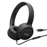 JBL Tune 520C, must - Kõrvapealsed kõrvaklapid