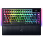 Razer Blackwidow Pro 75%, taktiilne, must - Juhtmevaba klaviatuur