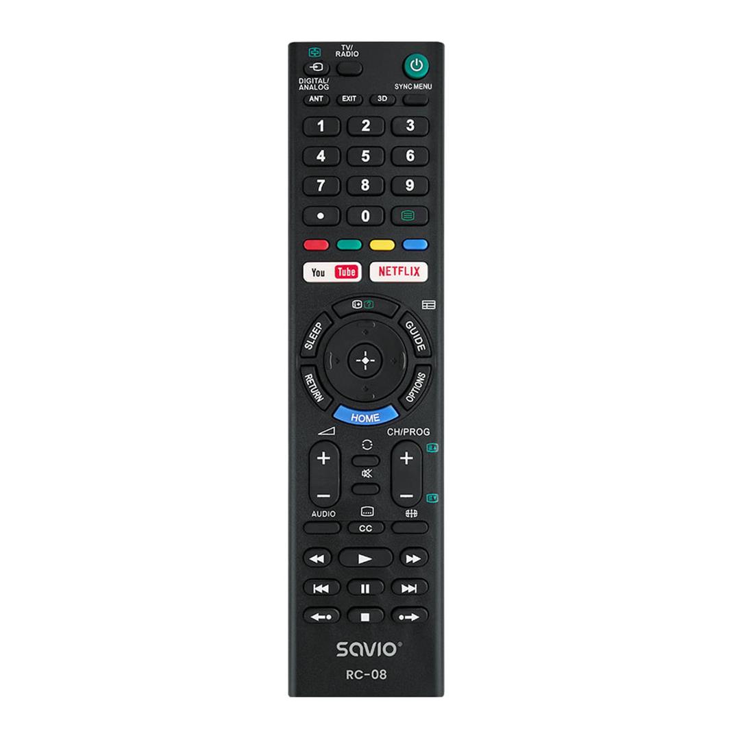 sm__k_1_tvpusarc08-3 Savio RC-08, Sony TV, must - Teleri asenduspult - Pilt 1