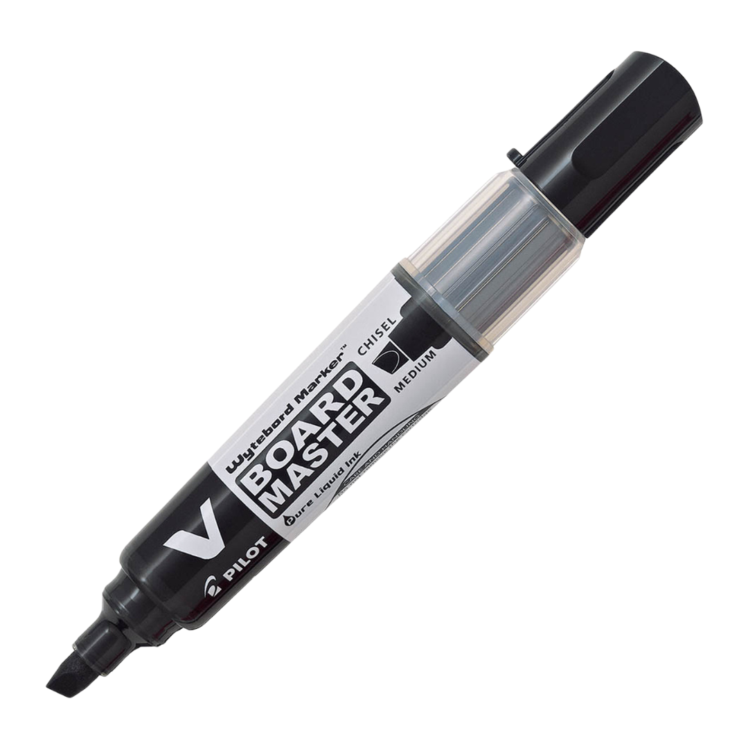 Tahvlimarker PILOT Board Master lõigatud otsaga must - Pilt 1