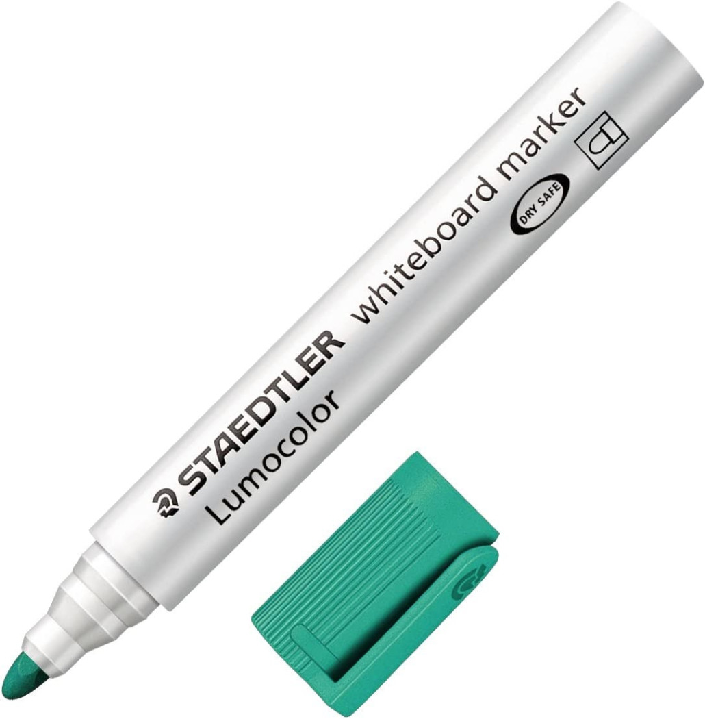 Tahvlimarker STAEDTLER Lumocolor 2mm koonilise otsaga roheline - Image 1
