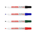 Tahvlimarker ERICH KRAUSE 0,8-2,2mm koonilise otsaga 4 värvi komplekt
