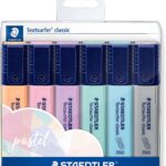 Tekstimarkerite komplekt STAEDTLER 364C 6 pastell värvi