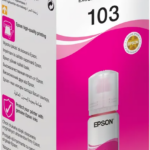 Tindikassett EPSON EcoTank 103 (C13T00S34A) punane