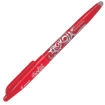 Tindipliiats korgiga PILOT Frixion kustutatav  0,7mm punane