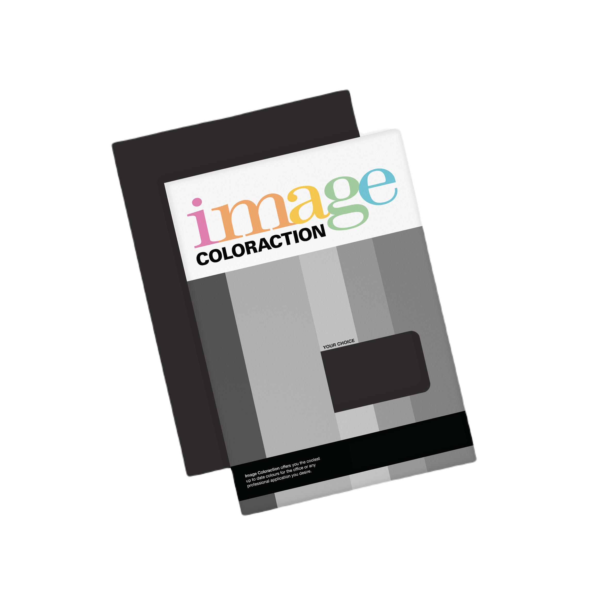 Värviline paber A4 80g IMAGE Coloraction nr. 99 must 50 lehte - Image 1