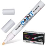 Värvimarker ZEBRA Paint (metall, klaas, plastik) 3mm valge