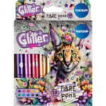 Viltpliiatsid CENTRUM Jumbo Glitter 10 värvi