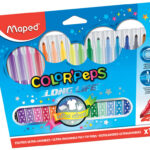 Viltpliiatsid MAPED ColorPeps lukuga kotis 12 värvi