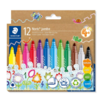 Viltpliiatsid STAEDTLER Noris Jumbo 12 värvi