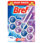 WC värskendaja BREF Power Aktiv Lavender 2x50g klambriga