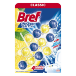WC värskendaja BREF Power Aktiv Lemon 3x50g klambriga