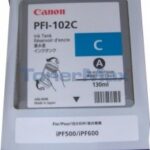 Canon PFI-102C (0896B001) Ink Cartridge, Cyan