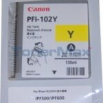 Canon PFI-102Y (0898B001) Ink Cartridge, Yellow