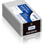 Epson SJIC22P(K) (C33S020601) Ink Cartridge, Black