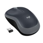 Logitech M185 Wireless Mouse, RF Wireless, 1000 DPI, Black/Grey (SPEC)