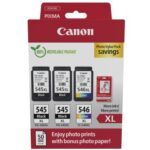 Canon PG-545XL/CL-546XL (8286B015) Photo value pack Ink Cartridge Multipack, BK/CMY