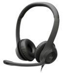 Logitech H390 USB Wired Headset, USB Type-A, Black (SPEC)