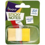 Järjehoidja 44x25mm FORPUS kollane 50tk