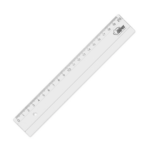 Joonlaud 20cm plastikust läbipaistev