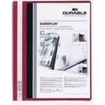 Kiirköitja A4 DURABLE Duraplus esikaane taskuga punane