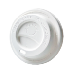 Kohvitopsi kaas 250ml topsile 50tk/pk valge