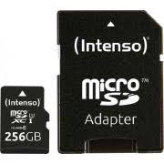 lko-3423492-lk-0-7b1d56c1-1ff7-4be5-81e9-8763d340e18e-8 MEMORY MICRO SDXC 256GB UHS-I/W/ADAPTER 3423492 INTENSO - Image 1