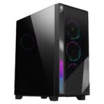 Case GIGABYTE AORUS C500 GLASS MidiTower Not included ATX EATX MicroATX MiniITX Colour Black AC500G
