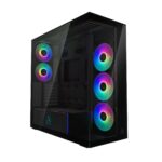 Case ARCTIC Xtender (Mirror Black) MidiTower Case product features Transparent panel Not included...