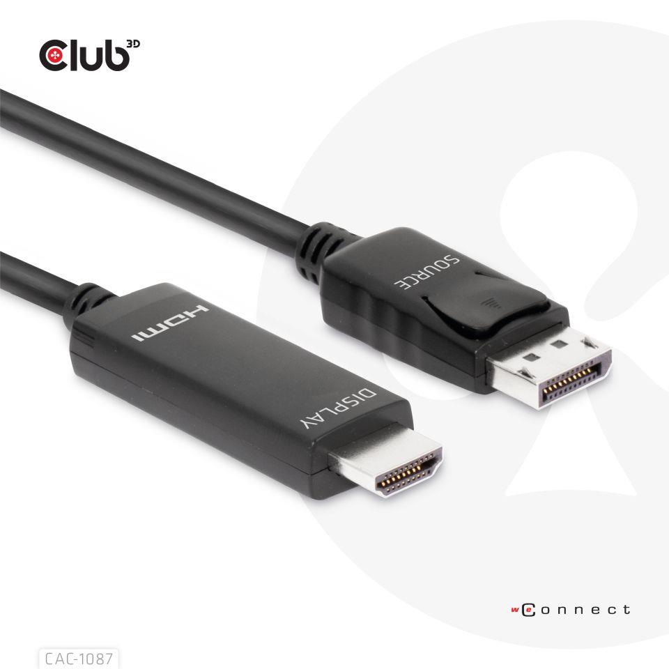 lko-cac-1087-l-0-d6a37268-df88-463f-bc7b-9abd6f80dc00-2 CABLE DP TO HDMI 3M/M/M CAC-1087 CLUB3D - Image 1