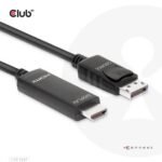 CABLE DP TO HDMI 3M/M/M CAC-1087 CLUB3D