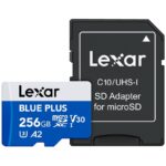 MEMORY MICRO SDXC 256GB UHS-I/W/A LMSBLPL256G-BNANG LEXAR