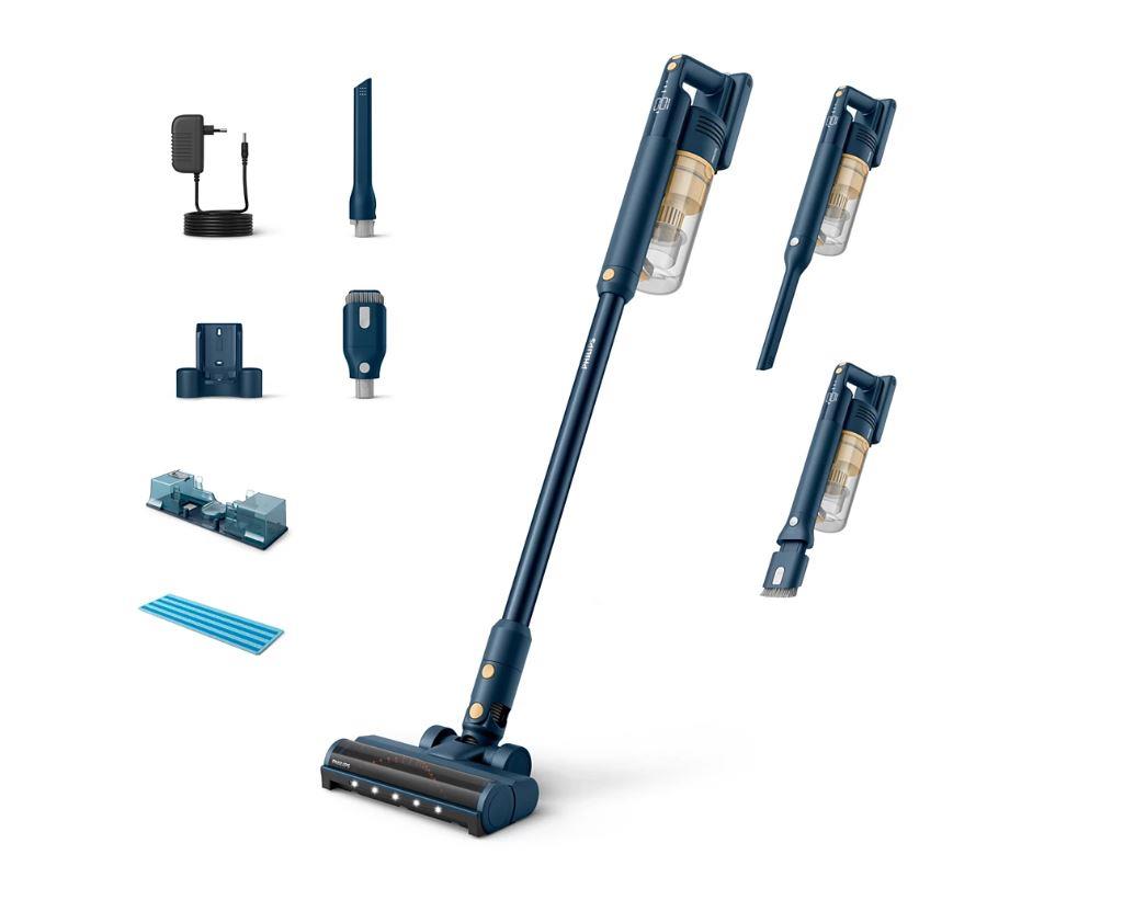 lko-xc504301-0-f30ef111-11be-4420-85da-79c917b9923e-2 Vacuum Cleaner PHILIPS Upright/Cordless/Bagless Capacity 0.27 l Noise 84 dB Blue Weight 1.4 kg... - Image 1
