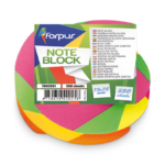 Märkmepaber 75x75mm FORPUS Neon Twisted 350 lehte
