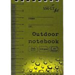 Märkmeplokk spiraalköites ülevalt A7, 75x125mm ruuduline veekindel 50 lehte