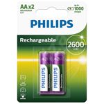 Akupatareid PHILIPS AA 2600 mAh (2 tk)